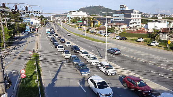 Fechamento será das 7h às 14h. (Foto: Arquivo NSC Total)