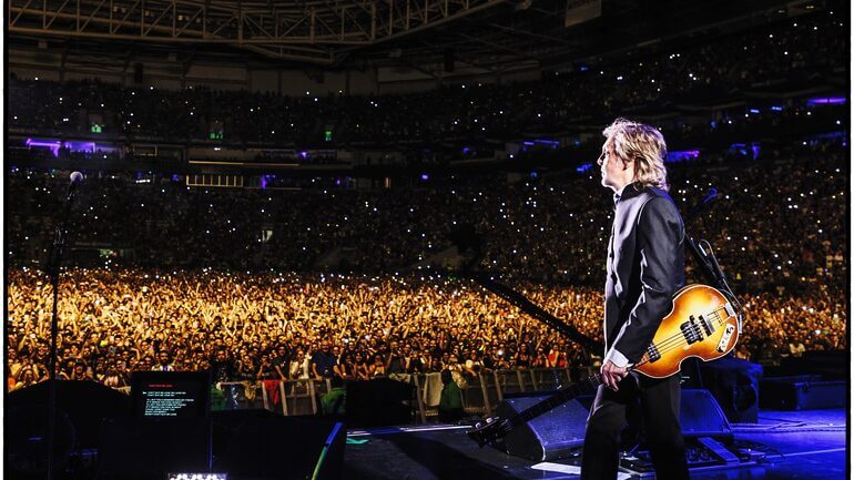 Paul já esteve em Santa Catarina, também no Estádio da Ressacada, há 12 anos (Foto: Paul McCartney, Divulgação)