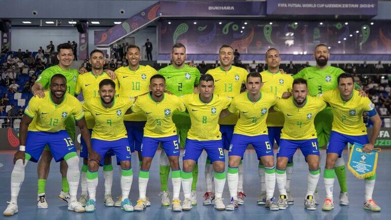 Com seis catarinenses, Seleção Brasileira tenta a segunda vitória na Copa do Mundo de Futsal