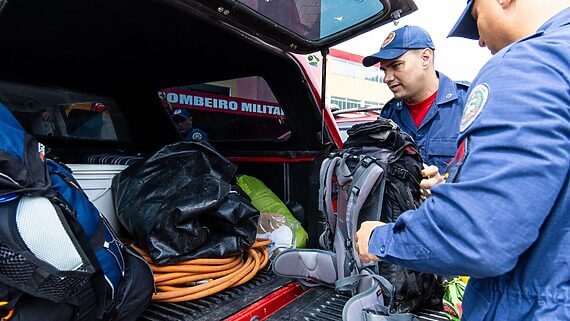 Outra equipe já havia sido enviada anteriormente, onde os bombeiros militares permaneceram por 15 dias bombeiros (Foto: Jonatã Rocha, Divulgação)