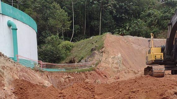 Obra deve beneficiar 70 mil moradores (Foto: Casan, Divulgação)