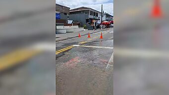 Água tomou as pistas da Lauro Linhares (Foto: GMF, Divulgação)