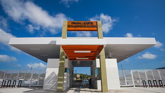 Terminal fica próximo ao Centrinho da Lagoa da Conceição. (Foto: Allan carvalho, PMF)