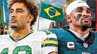 NFL veio ao Brasil pela primeira vez esse ano com partida entre Green Bay Packers e Philadelphia Eagles (Foto: Divulgação, NFL)