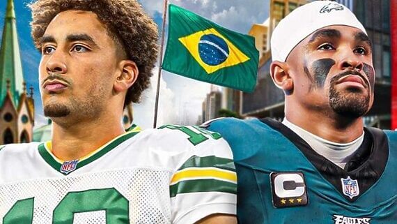 NFL veio ao Brasil pela primeira vez esse ano com partida entre Green Bay Packers e Philadelphia Eagles (Foto: Divulgação, NFL)