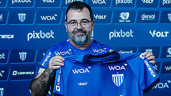 Enderson Moreira é o técnico do Avaí para 2025 (Foto: Leandro Boeira, Divulgação, Avaí)