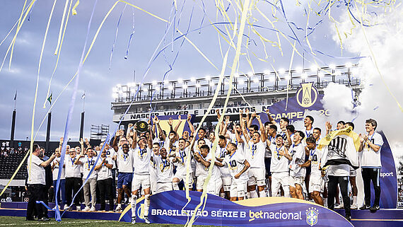 Santos foi o campeão, com 68 pontos (Foto: Raul Barreta, Divulgação, Santos)