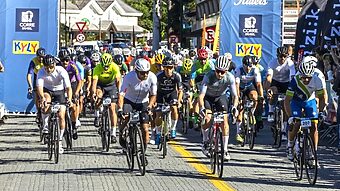 NSC Total transmite prova de ciclismo em Pomerode (Foto: Rivo Biehl, Divulgação)