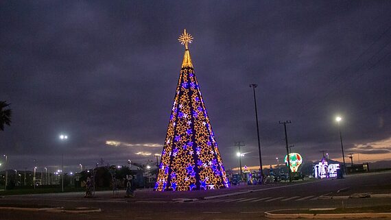 São José inaugura Natal Iluminado (Foto: Prefeitura São José, reprodução)