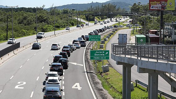 Alterações na SC-401 impactam trânsito na rodovia