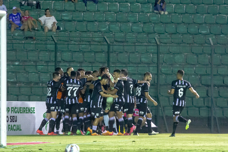 Figueirense dominou Caravaggio em jogo de seis gols (Foto: Patrick Floriani, Divulgação, Figueirense)