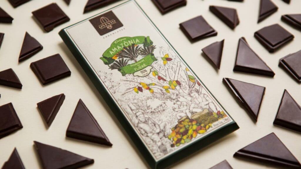 Intenso 70% Produtores do Tuerê ganhou a medalha de bronze. — (Foto: Invento Chocolates/Reprodução)