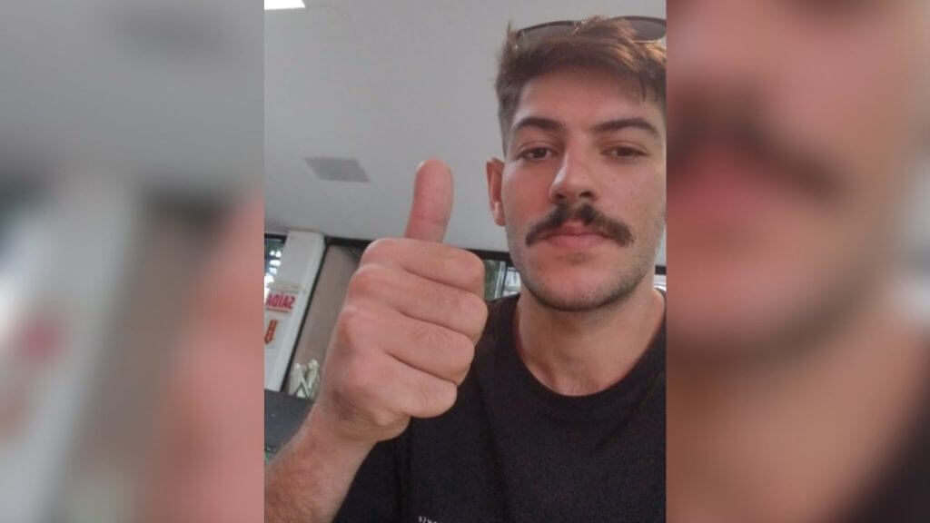 Tudo o que se sabe sobre jovem desaparecido há cinco dias em Florianópolis. (Foto: Arquivo Pessoal/Reprodução)