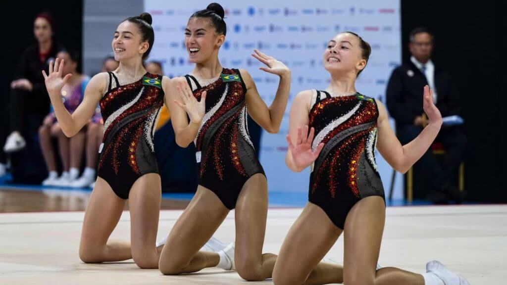 Quem são as atletas de SC que conquistaram prata no Pan-Americano de ginástica aeróbica. (Foto: reprodução/Redes sociais)