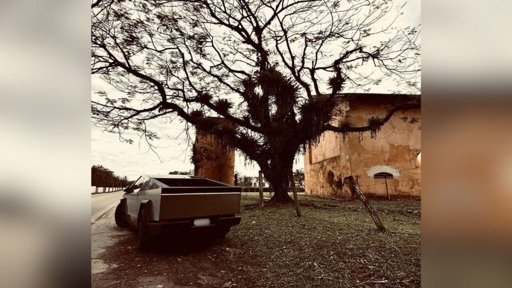 Empresário chama atenção ao circular com carro futurista em SC; veja fotos. (Foto: Arquivo Pessoal/Reprodução)