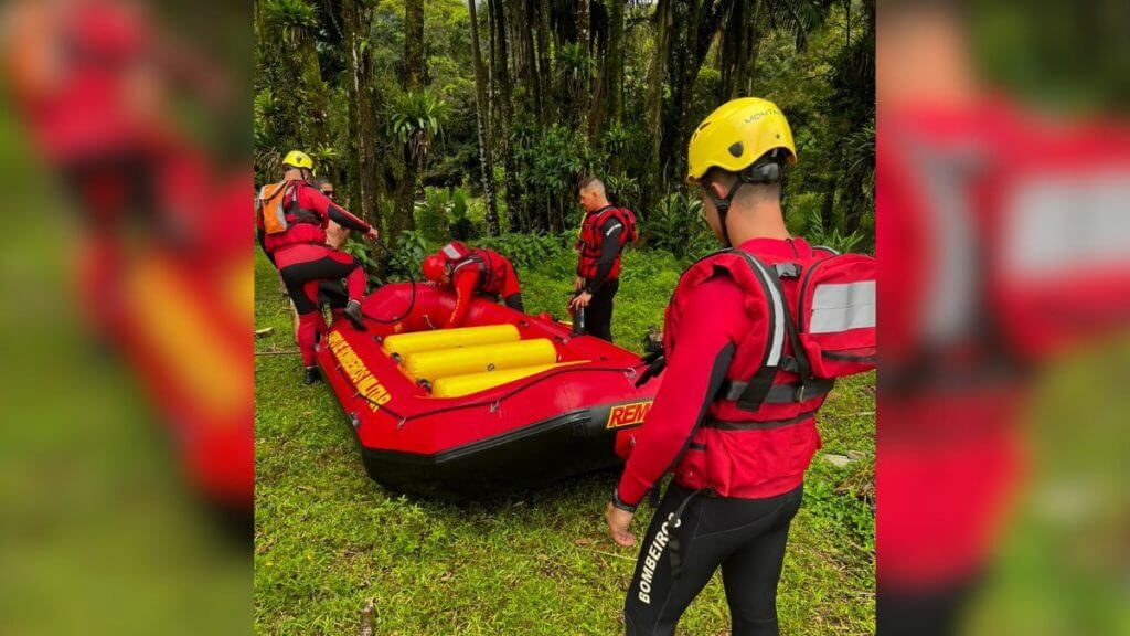 O que se sabe sobre o caso do homem que desapareceu após enviar vídeo à esposa em SC. (Foto: CBMSC/Reprodução)