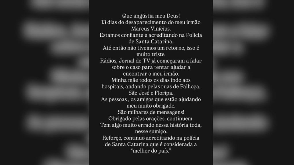 Quem é irmão de cantor da banda de Alexandre Pires desaparecido na Grande Florianópolis. (Foto: Reprodução/Redes sociais)