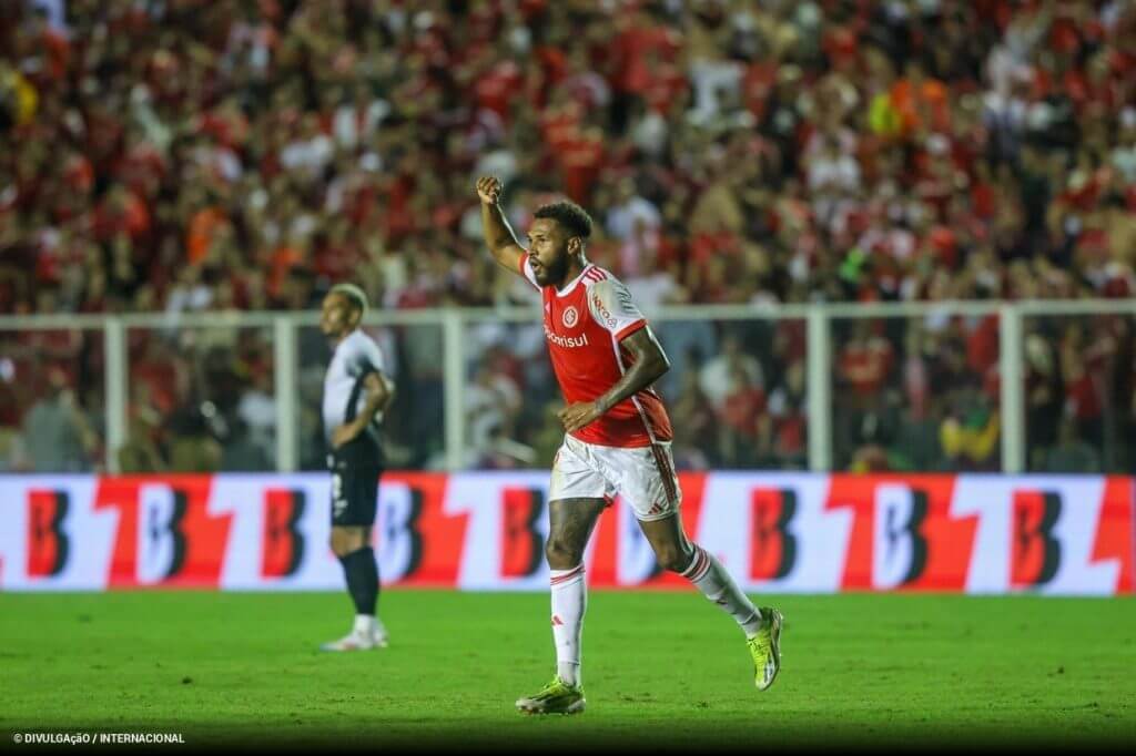 Internacional 1 x 0 Corinthians - Brasileirão 2024 (Foto: Reprodução, Ricardo Duarte/Internacional)