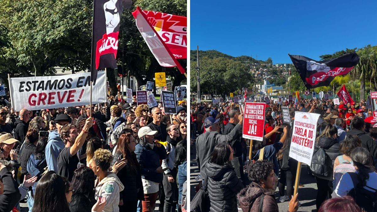 Com negociações à vista, greve segue com impactos a serviços da saúde e educação em Florianópolis